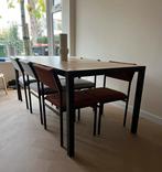 Woood eettafel eiken (moet zsm weg), Huis en Inrichting, Tafels | Eettafels, Ophalen of Verzenden, Zo goed als nieuw, Vijf personen of meer