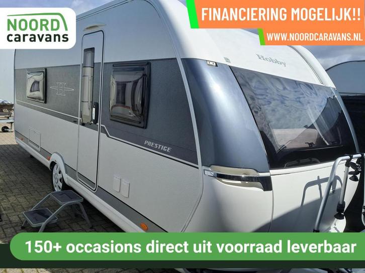 HOBBY PRESTIGE 560 WLU ENKELE BEDDEN + VOORTENT+MOVER+DOUCHE, Caravans en Kamperen, Caravans, Bedrijf, tot en met 4, 1250 - 1500 kg
