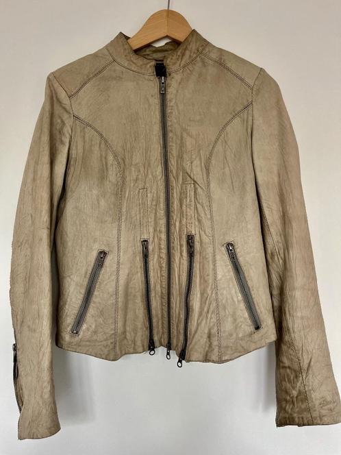 Goosecraft | Leren | Jasje | Jas | Leer | Blazer | Jack | L, Kleding | Dames, Jassen | Zomer, Zo goed als nieuw, Maat 42/44 (L)