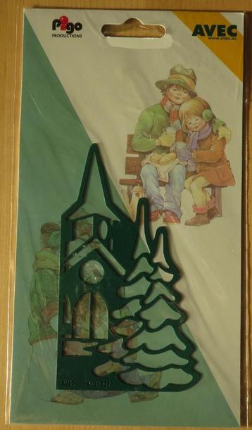 Embossing Mal / Stencil Kerst beschikbaar voor biedingen