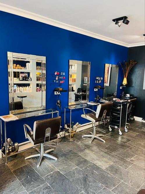 Complete kapsalon inrichting. Salon Ambiance. Bruin/Zilver, Doe-het-zelf en Verbouw, Overige Doe-het-zelf en Verbouw, Gebruikt