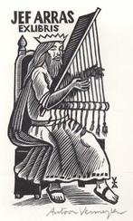 1064 Ex Libris België : Antoon Vermeylen, 1983, Antiek en Kunst, Kunst | Etsen en Gravures, Verzenden
