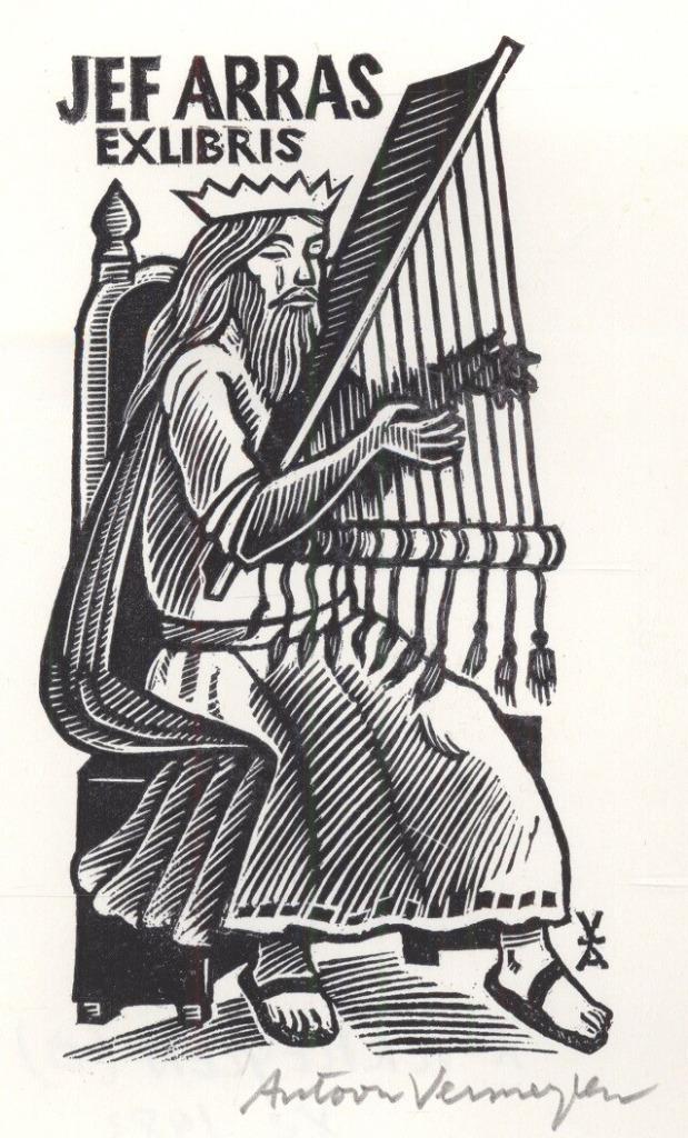 1064 Ex Libris België : Antoon Vermeylen, 1983, Antiek en Kunst, Kunst | Etsen en Gravures, Verzenden