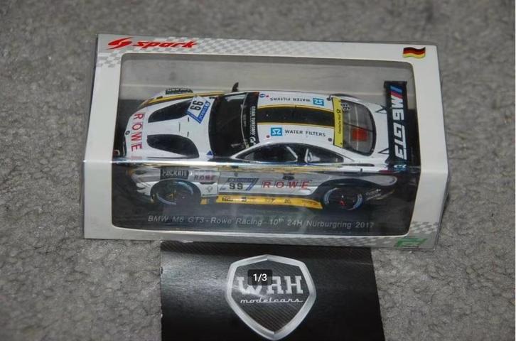 SALE !! 1:43 BMW M6 GT3 #99 ROWE SPARK SG363 WRH, Hobby en Vrije tijd, Modelauto's | 1:43, Nieuw, Auto, Overige merken, Ophalen of Verzenden