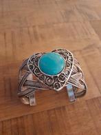 Erg mooie vintage armband met turquoise steen., Zo goed als nieuw, Verzenden