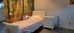 Mooi meisjes/tiener bed, brocante 200x80 cm., Huis en Inrichting, Slaapkamer | Bedden, Ophalen, Gebruikt, Eenpersoons, Wit