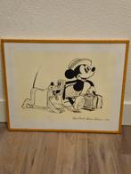 Mickey Mouse & Pluto Tekening Ingelijst, Ophalen