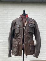 Bultaco heritage leren motorjas old brown maat s, Motoren, Ophalen, Tweedehands, Jas | leer, Bultaco