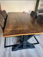Klooster tafel met RM label, Huis en Inrichting, Tafels | Eettafels, Ophalen, 50 tot 100 cm, Zo goed als nieuw, Vijf personen of meer