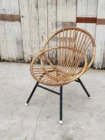 Rohé Noordwolde kinderstoel, jaren 50-60,  vintage, Ophalen, Zo goed als nieuw, Rotan