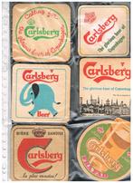 OUDE BIERVILTJES CARLSBERG, Verzamelen, Biermerken, Verzenden, Nieuw, Viltje(s), Overige merken