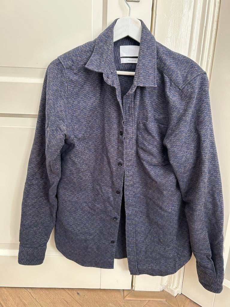 On Tour Flanel Blouse - Maat S, Ophalen of Verzenden, Zo goed als nieuw, Blauw