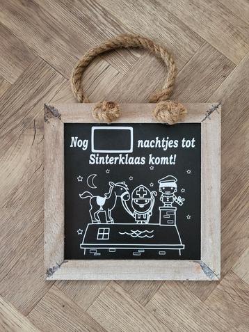 Aftelkalender krijtbord Sinterklaas beschikbaar voor biedingen