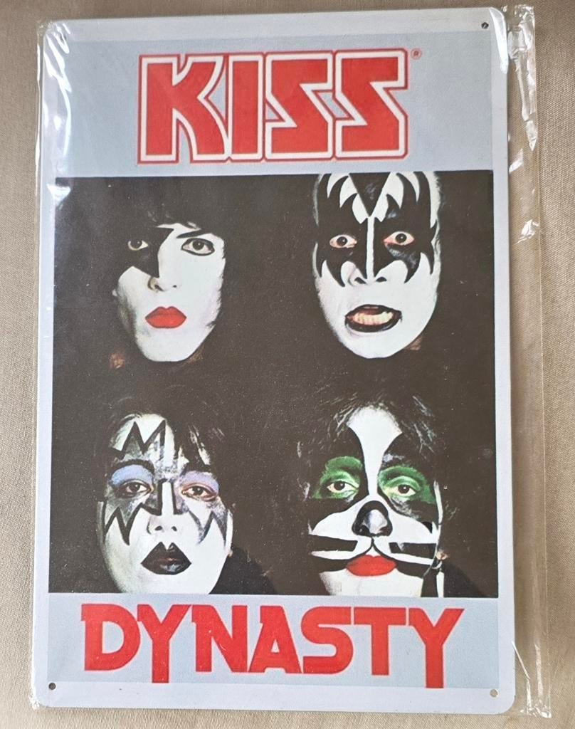 KISS Wandbord Metaal, Verzamelen, Muziek, Artiesten en Beroemdheden, Nieuw, Overige typen, Ophalen of Verzenden