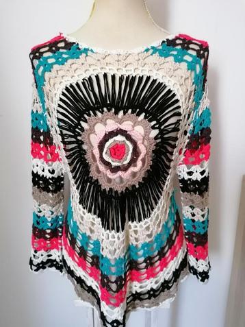 SUPER GAVE gehaakte trui div. kleuren mt. S/M   beschikbaar voor biedingen