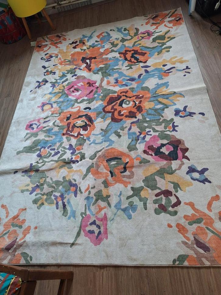 Vloerkleed bloemen 160/230 nieuw!DALEN,DRENTHE, Huis en Inrichting, Stoffering | Tapijten en Kleden, Nieuw, 150 tot 200 cm, 200 cm of meer