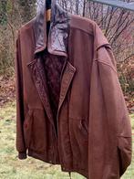 Warme bruine leren jas van Tenson maat 52, Maat 52/54 (L), Bruin, Ophalen of Verzenden, Zo goed als nieuw