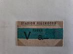 Voetbalticket  Feyenoord-Pec Zwolle 27-02-1980., Ophalen of Verzenden, Feyenoord, Overige typen