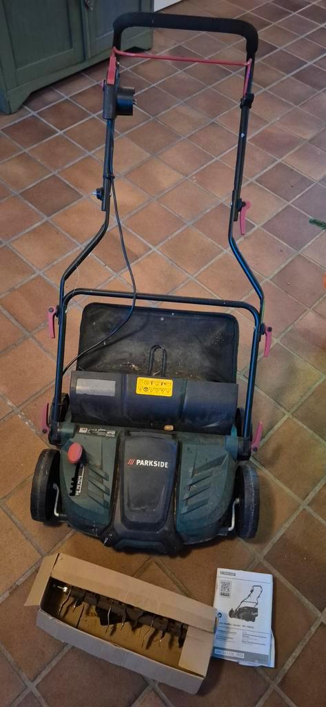 Parkside Gazonbeluchter - electrische verticuteerder, Tuin en Terras, Verticuteermachines, Gebruikt, Elektrisch, Ophalen of Verzenden