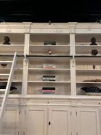 Witte boekenkast met ladder / trap, 25 tot 50 cm, 200 cm of meer, Ophalen of Verzenden, 200 cm of meer