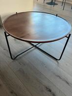 Urban Nature Culture Salontafel Fez M Walnoot, Ophalen, Gebruikt, Rond, 50 tot 100 cm