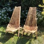 Houten Tuinstoelen - Inklapbaar & Handgemaakt, Tuin en Terras, Ophalen of Verzenden, Nieuw, Hout, Inklapbaar