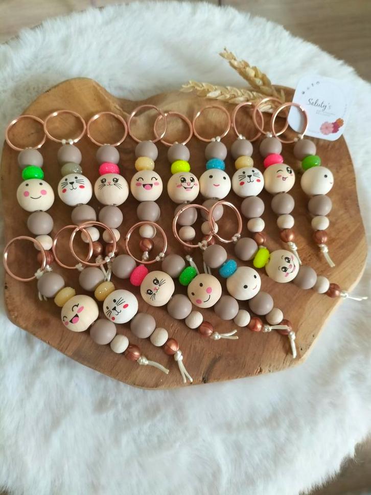 Nieuw • Bedankje/traktatie • Gelukspoppetje sleutelhanger, Verzamelen, Sleutelhangers, Nieuw, Knuffel of Figuurtje, Ophalen of Verzenden