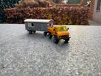 Siku 2519 - Unimog U406 met bouwkeet, Ophalen of Verzenden, Gebruikt, Bus of Vrachtwagen, SIKU