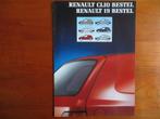 Renault Clio Bestel, 19 Bestel (jan. 1991), Boeken, Auto's | Folders en Tijdschriften, Nieuw, Ophalen of Verzenden, Renault