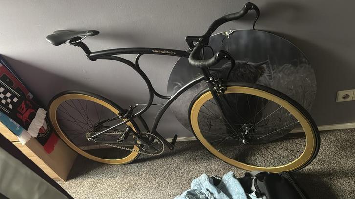 Van Hulsteijn Racefiets - Zo Goed Als Nieuw!, Fietsen en Brommers, Fietsen | Racefietsen, Zo goed als nieuw, Heren, Overige merken