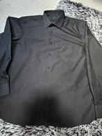 Zwarte nette herenoverhemd mt L nieuw, Ophalen of Verzenden, Zo goed als nieuw, Zwart, Halswijdte 41/42 (L)