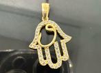 Prachtige 14 karaats gouden fatima hand hanger, Ophalen of Verzenden, Nieuw, Goud, Goud