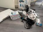 Wii zwart  met accesoires, Spelcomputers en Games, Ophalen of Verzenden, Zo goed als nieuw, Met 1 controller, Met games