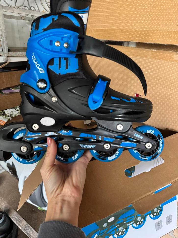 Skeelers Osaga Zgan - Verstelbaar! Mt35-38, Sport en Fitness, Skeelers, Zo goed als nieuw, Inline skates 4 wielen, Overige merken