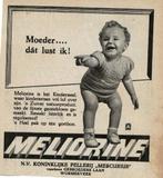 2 MELIORINE Kindermeel NV Koninklijke Pellerij Mercurius1942, Verzamelen, Verzenden, Zo goed als nieuw, Overige typen