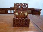 Vintage houten bakje, postbakje, Ophalen of Verzenden