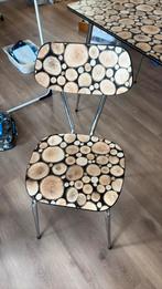 Gepimpte vintage stoel, hoogte 46 cm, Ophalen, Gebruikt, Eén