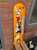 Emaille reclame thermometer Suske en Wiske, Verzamelen, Merken en Reclamevoorwerpen, Reclamebord, Gebruikt, ., Ophalen of Verzenden