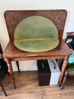 Antieke Mahoniehouten Tafel met Groen Blad, Antiek en Kunst, Ophalen