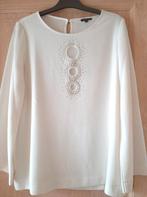Gorgeous white blouse with strass Caroline Biss NEW, Kleding | Dames, Blouses en Tunieken, Maat 38/40 (M), Verzenden, Wit, Nieuw