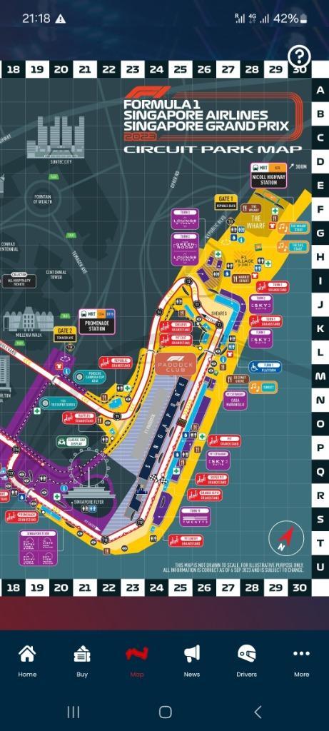 Ticket Formule 1 Singapore 2025, Tickets en Kaartjes, Evenementen en Festivals, Eén persoon