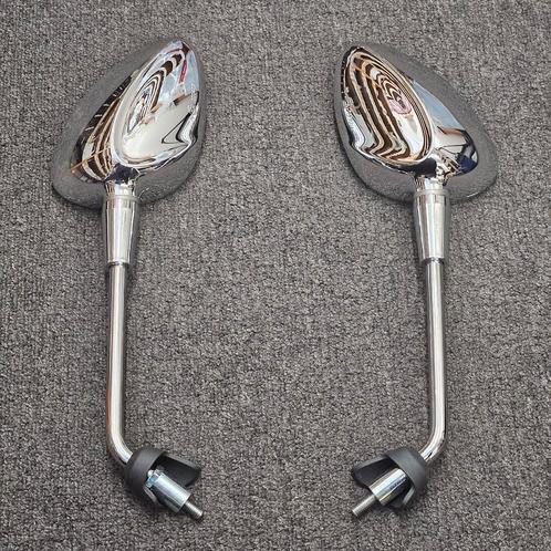 Chroom Spiegelset Links + Rechts – Vespa Sprint | Nieuw, Fietsen en Brommers, Brommeronderdelen | Scooters, Nieuw, Vespa, Overige typen