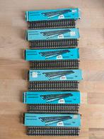 Märklin 5111 Rechte Rails - 7 Stuks, Wisselstroom, Gebruikt, Rails, Ophalen of Verzenden