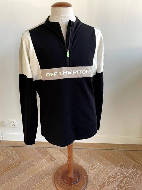 Off the pitch: Nieuwe, sportieve trui met logo. Maat XXL, Kleding | Heren, Truien en Vesten, Nieuw, Overige maten, Zwart, Ophalen of Verzenden