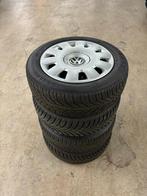 Winterbanden met velgen VW Polo/Golf - 15 inch 4x100, Ophalen, Gebruikt, Volkswagen