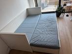 IKEA Hemnes bedbank, wit, 80x200 met lades, Huis en Inrichting, Slaapkamer | Bedden, Eenpersoons, Wit, Ophalen of Verzenden, Zo goed als nieuw