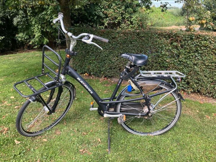 Matzwarte batavus Mambo 57, Fietsen en Brommers, Fietsen | Dames | Damesfietsen, Gebruikt, Batavus, Versnellingen, 56 cm of meer