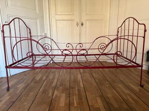Antiek spijlenbed, Antiek en Kunst, Antiek | Meubels | Bedden, Ophalen