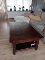 Koloniale Salon Tafel - 80x140cm, Ophalen, Rechthoekig, 100 tot 150 cm, 50 tot 100 cm