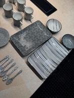 Sushi set + koffie kopjes met schotel en lepels, Huis en Inrichting, Keuken | Servies, Ophalen, Zo goed als nieuw, Overige stijlen